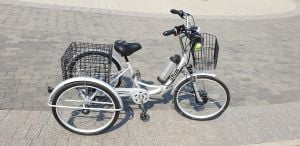 Трехколесный складной велосипед Doonkan Trike 24″ 900w 48v 11Ah Li-ion